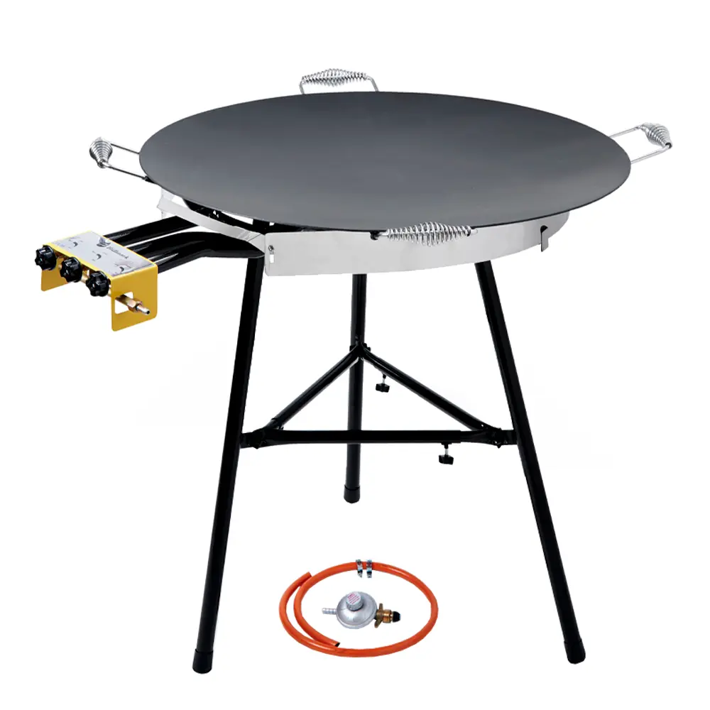 Hällmark of Sweden Sett med stekehelle 78 cm+gassbrenner+regulatorsett