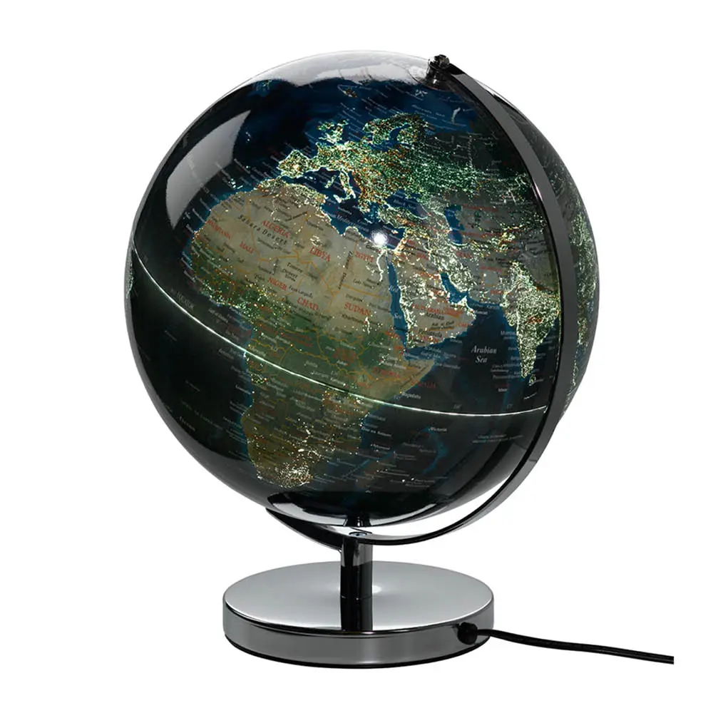 Gentlemen's Hardware World Globe Light globus bordlampe 31 cm City Lights