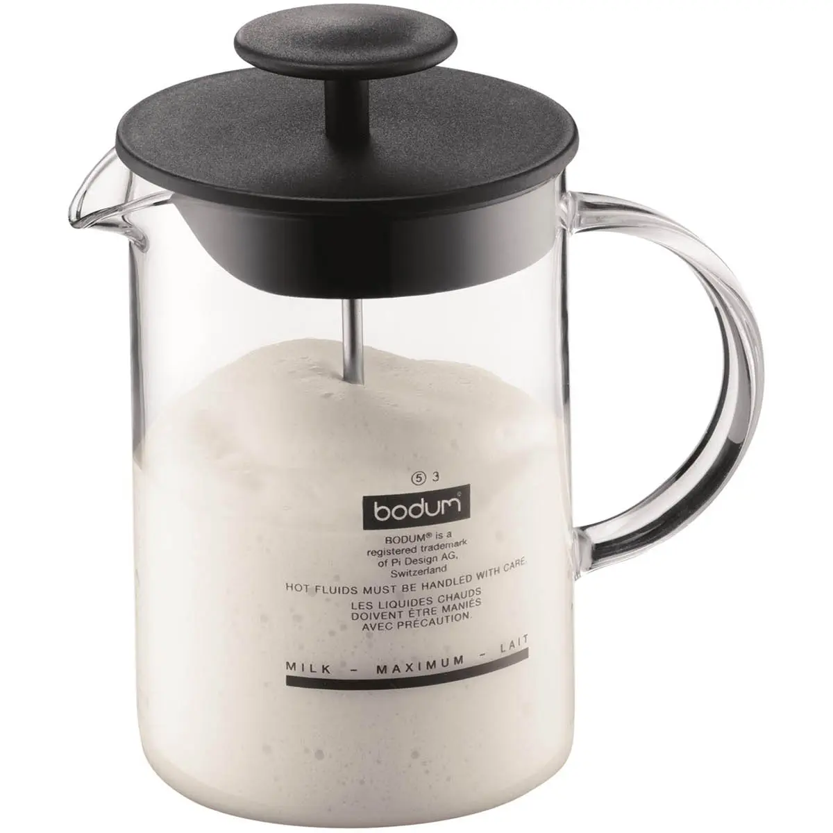 Bodum Latteo melkeskummer 25 cl manuell svart