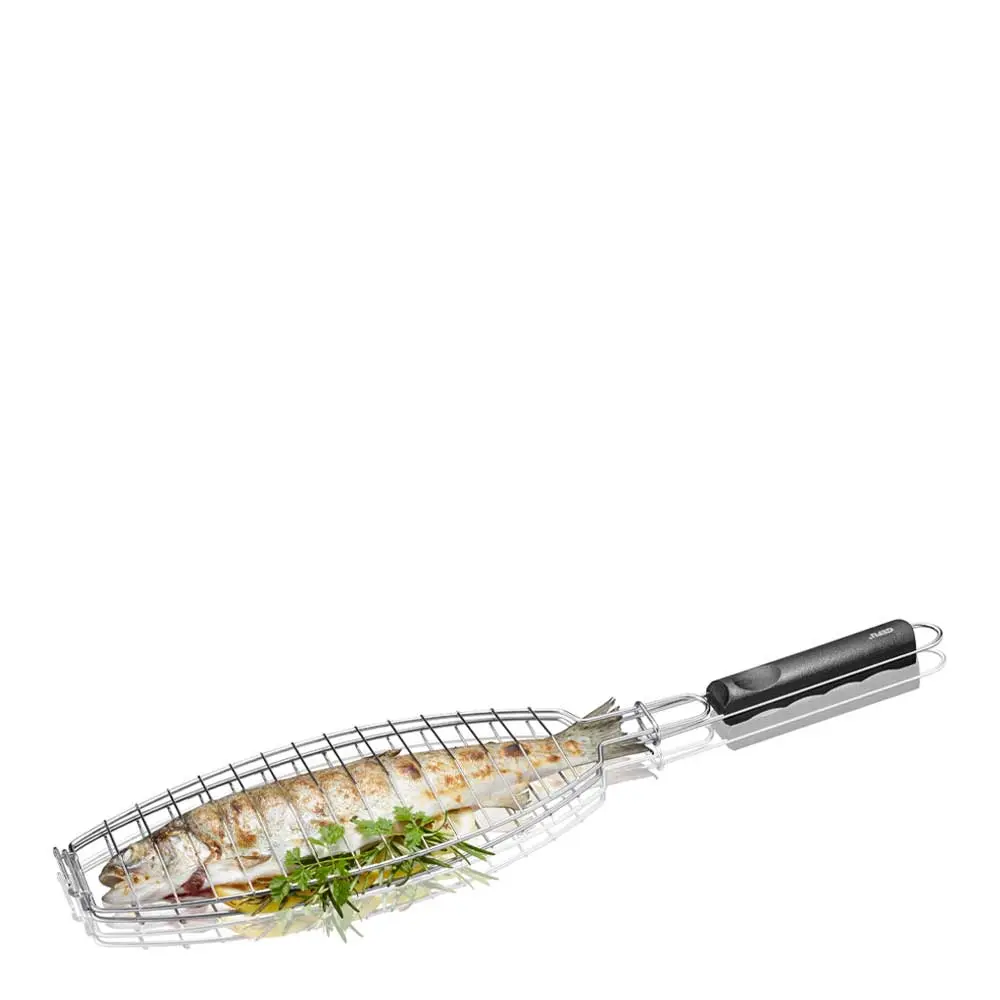 Gefu BBQ grillkurv for fisk 49,5 cm stål