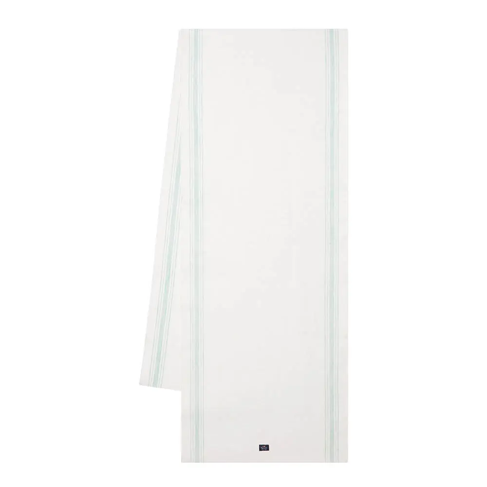 Lexington Løper bomull 50x250 cm grønn/hvit stripete