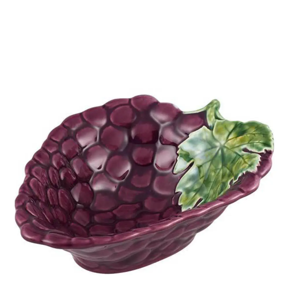 Bordallo Pinheiro Grapes skål 22,5 cl lilla