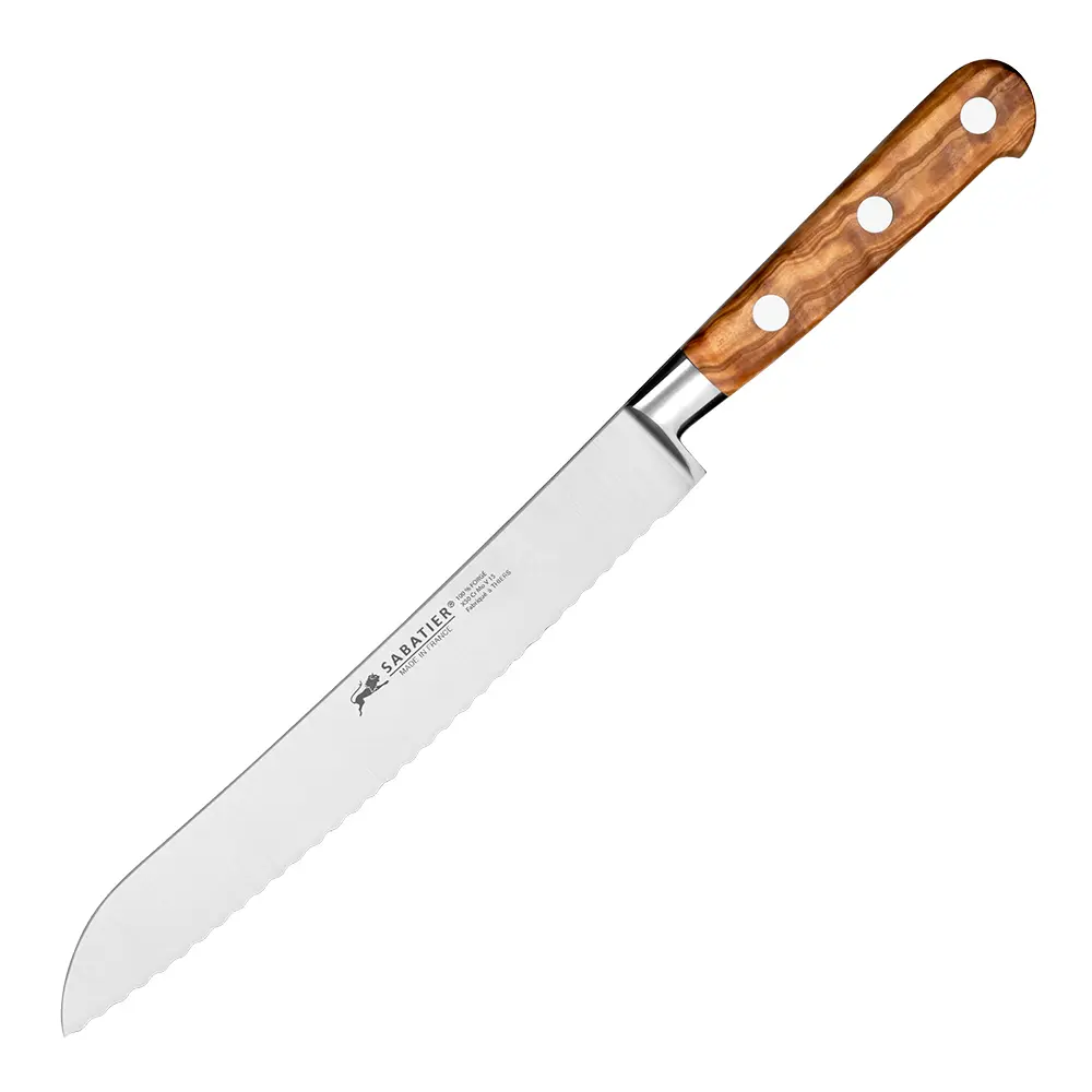Sabatier Ideal Provence brødkniv 20 cm stål/oliventre