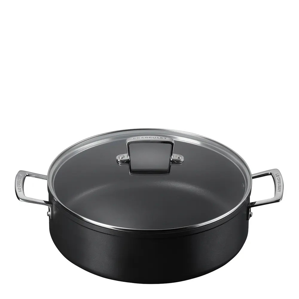 Le Creuset Toughened Non-Stick sautégryte med glasslokk 30 cm 6,8L