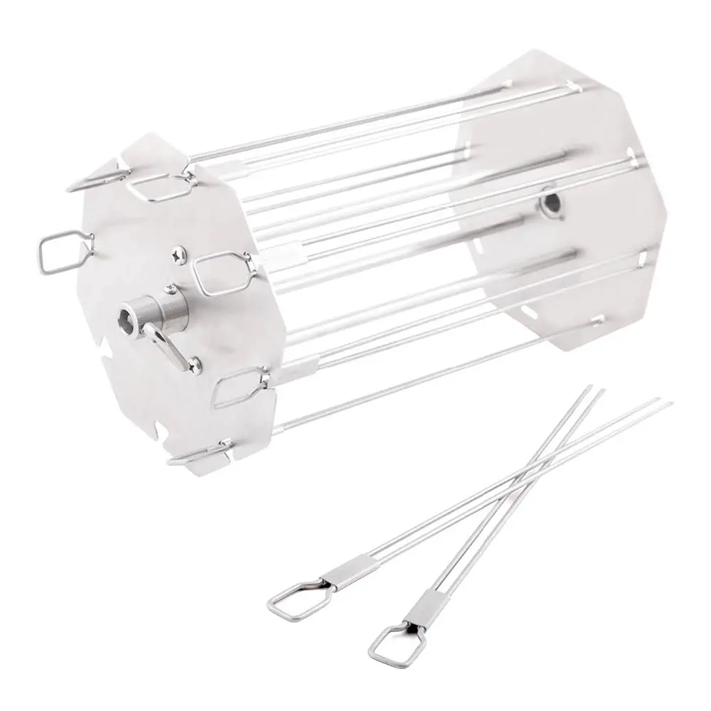 Broil King Grillspydholder rotisseri 31x18 cm rustfritt stål