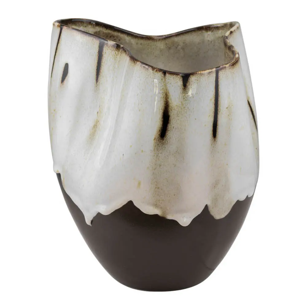 Mette Ditmer By Hand Curve vase 24,5 cm offwhite