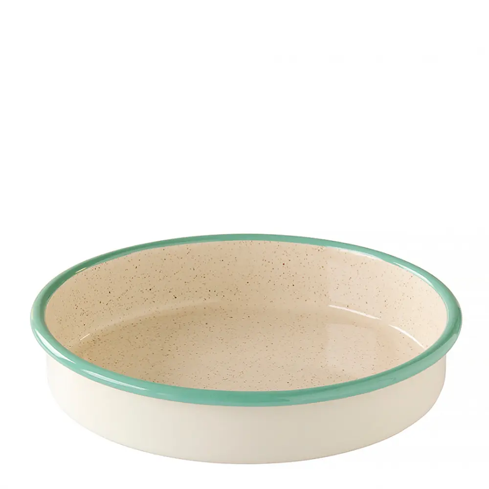 Kockums Jernverk Ildfast form rund 28 cm Cream