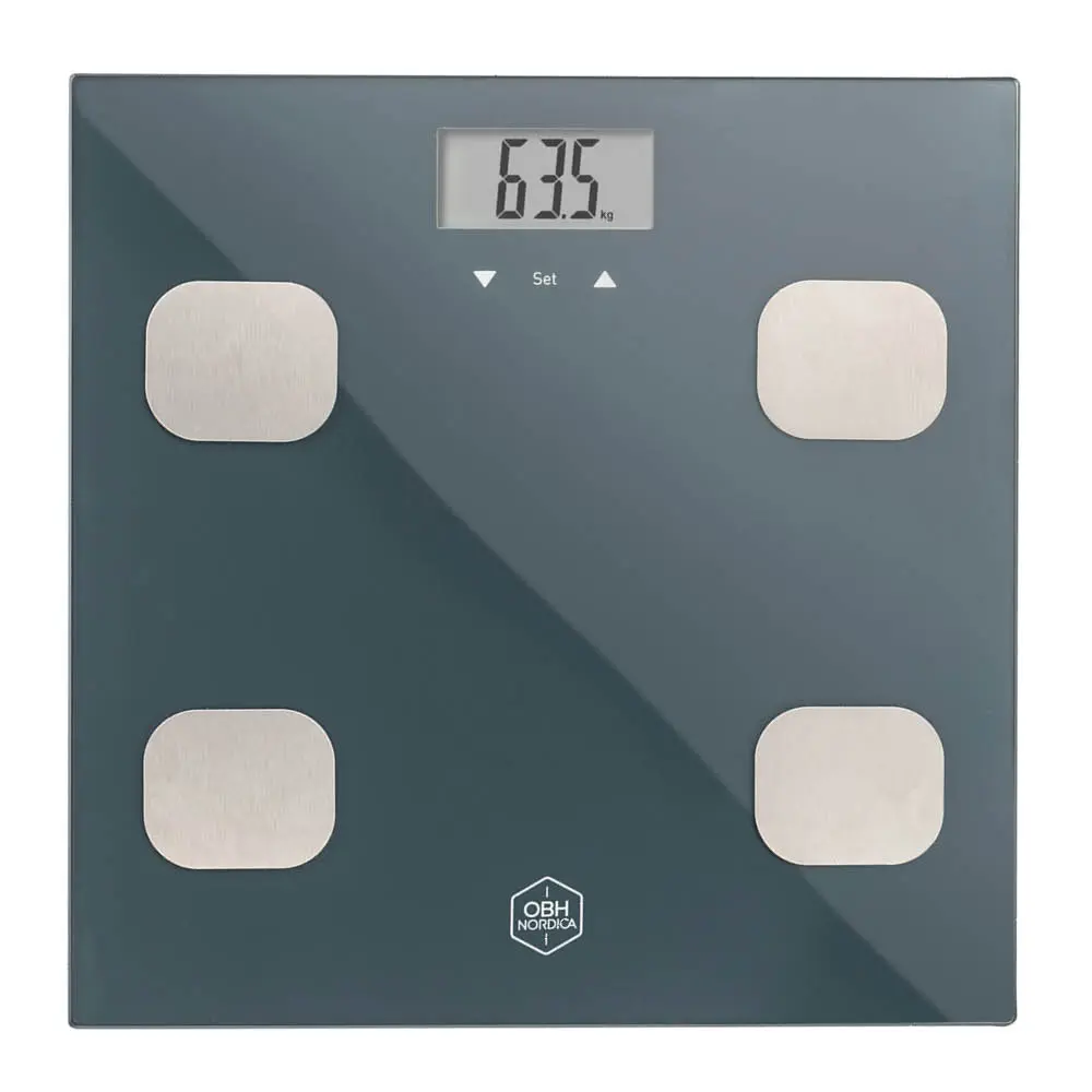 OBH Nordica Fitness Tracker BMI badevekt 150 kg svart