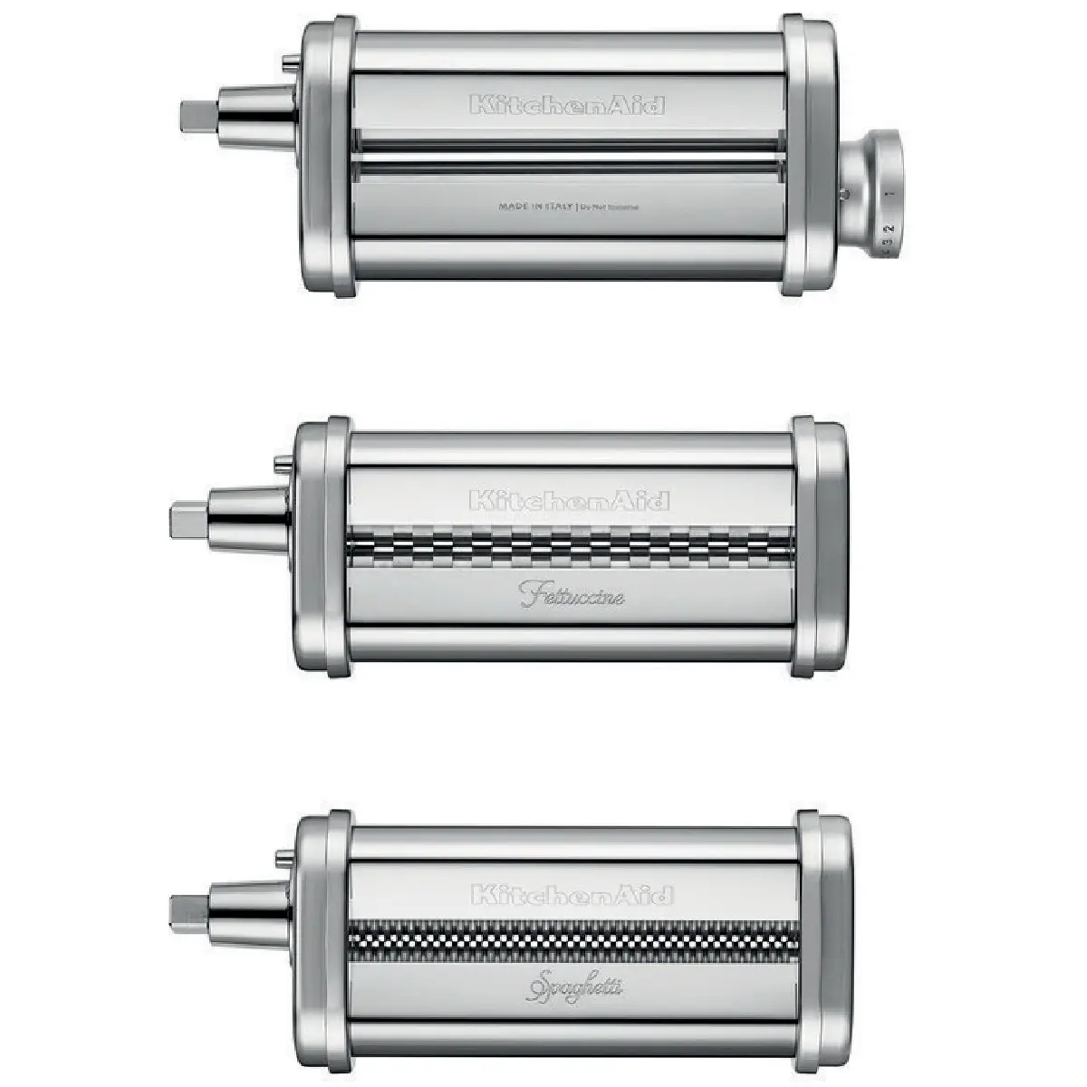 KitchenAid Accessory pastarulle og pastakniv 5KSMPRA 3 deler stål