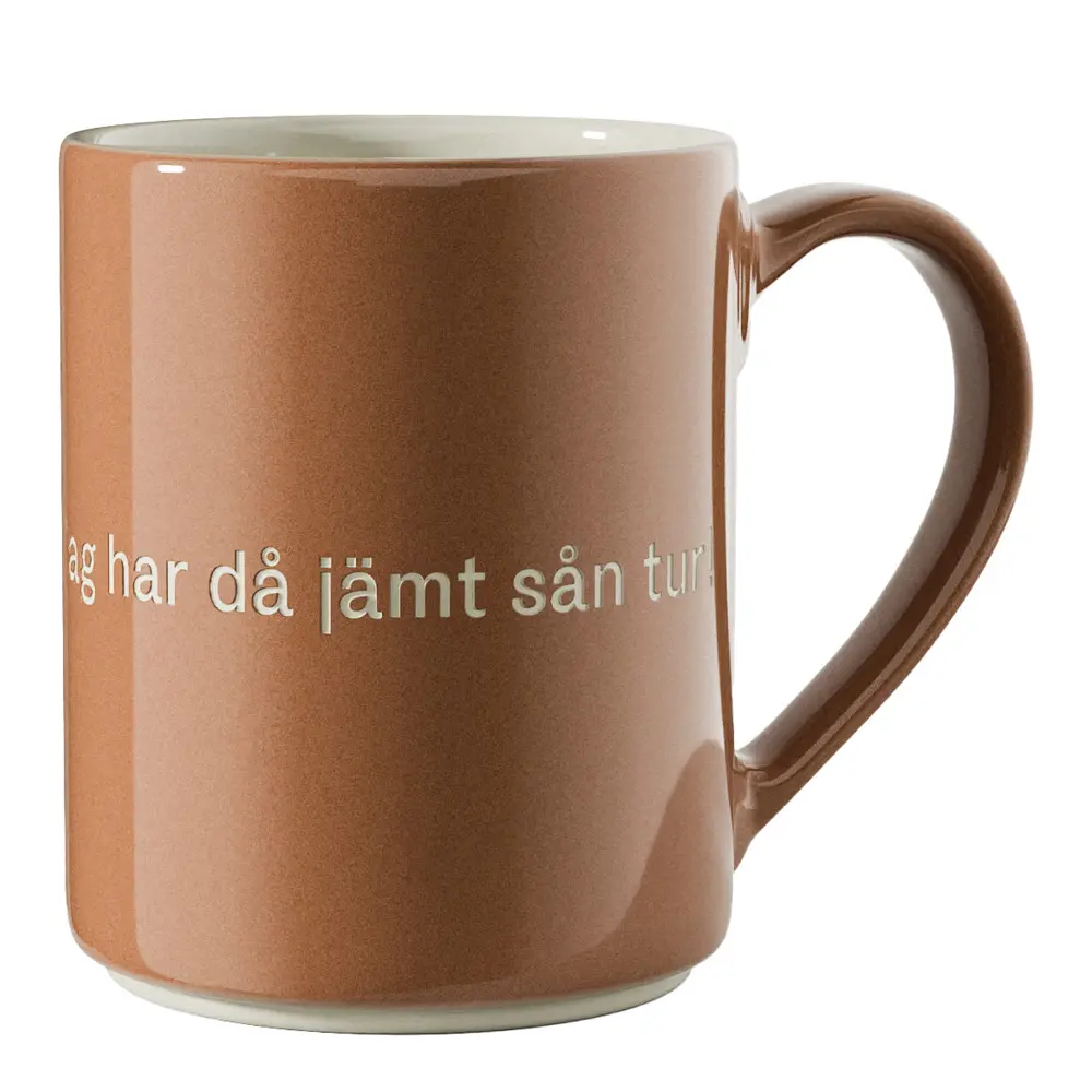 Design House Stockholm Astrid Lindgren krus ja, det är inte klokt, jag har då 35 cl brun