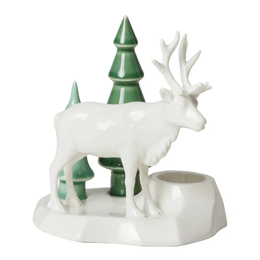 Dottir Winter Stories lysestake 14,5 cm reindeer