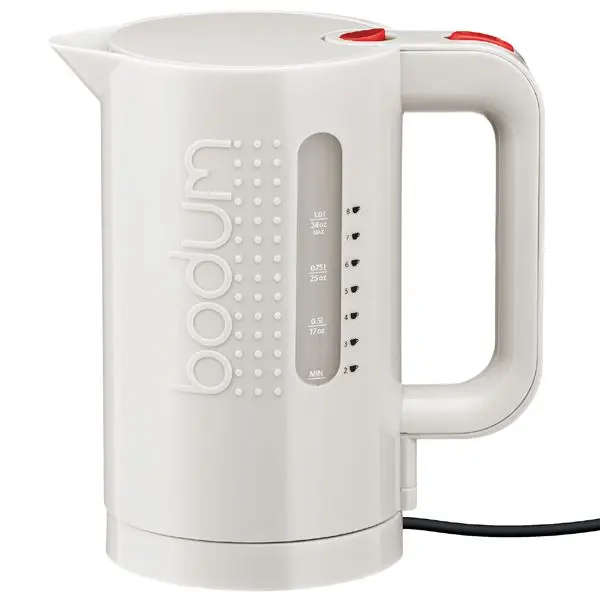 Bodum Bistro vannkoker 1L hvit