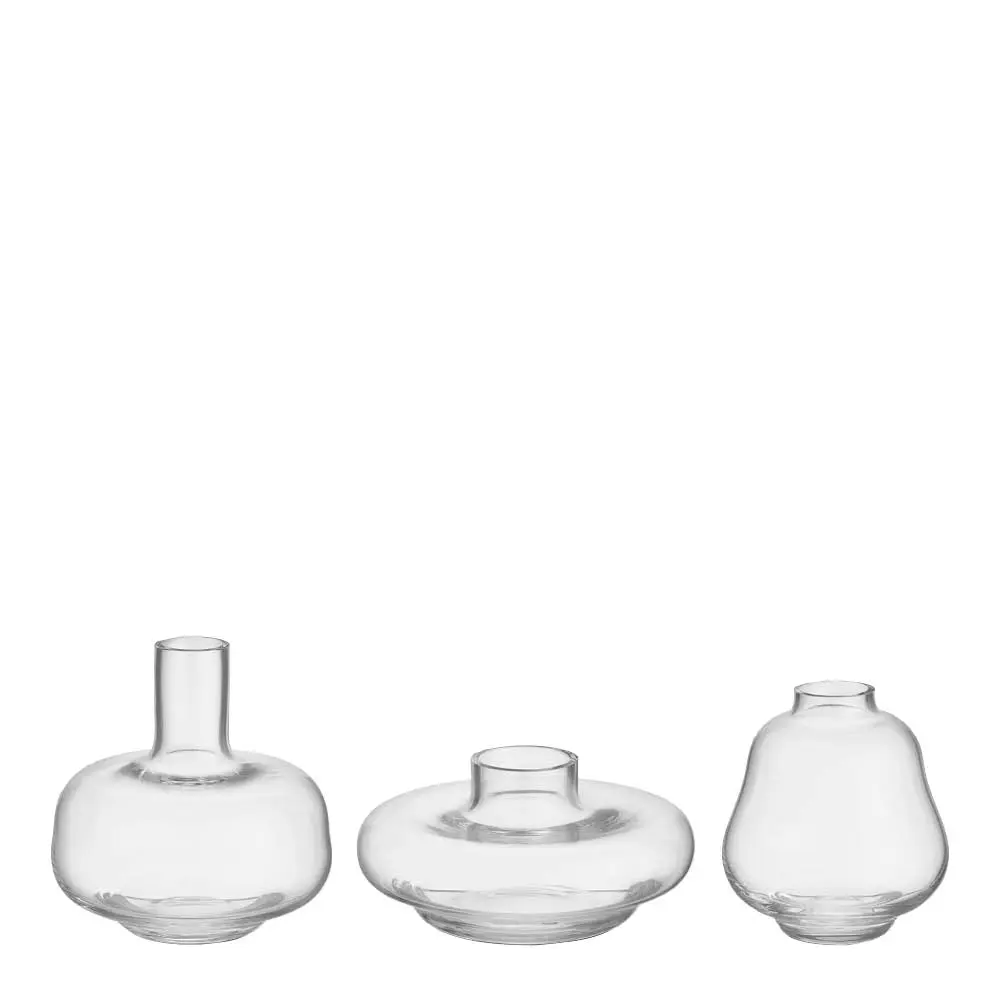 Kosta Boda Kappa vase 3 stk klar