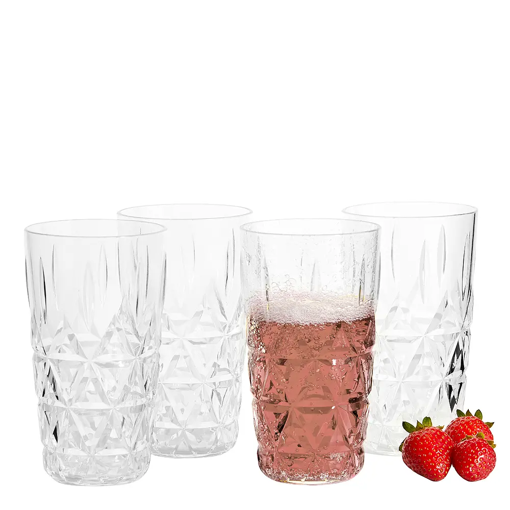 Sagaform Juni piknik universalglass 40 cl 4 stk