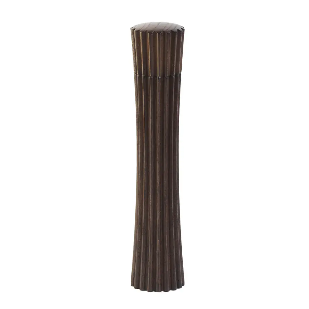 Legnoart Pleats salt- og pepperkvern keramisk 26 cm mørk asketre