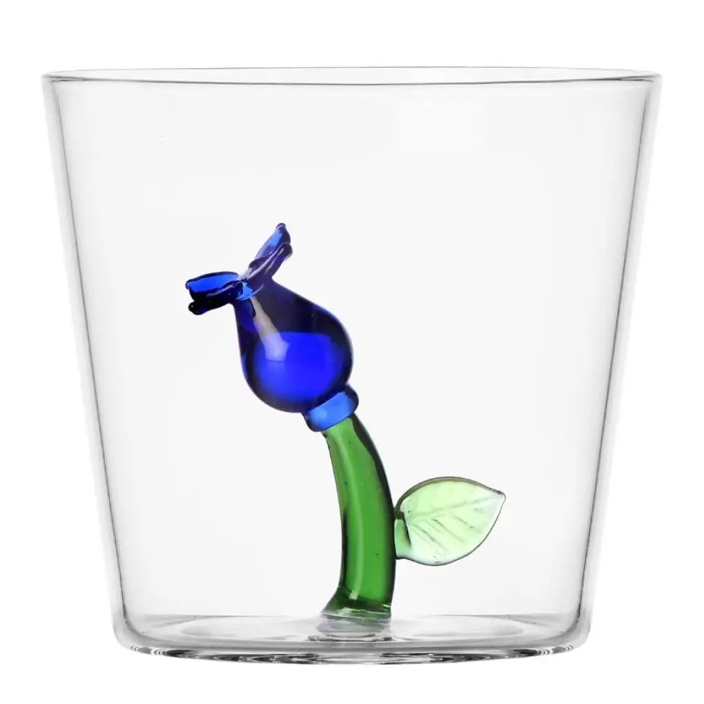 Ichendorf Milano Botanica vannglass 30 cl blomst blå