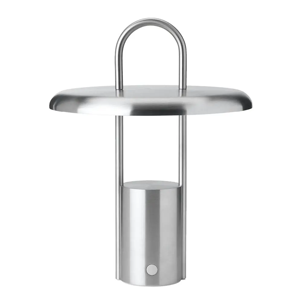 Stelton Pier LED-lampe, portabel 25 cm steel