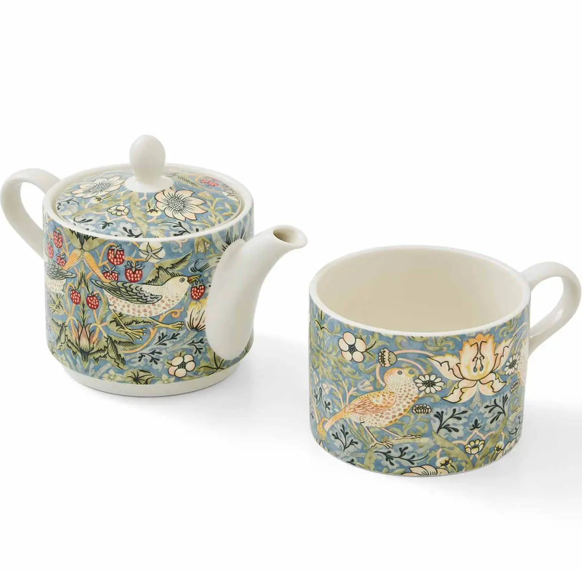 Morris & Co Strawberry Thief tekanne/tekopp 0,28L