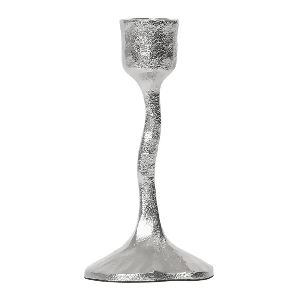 Broste Copenhagen Amy lysestake 7,5x15 cm sølv