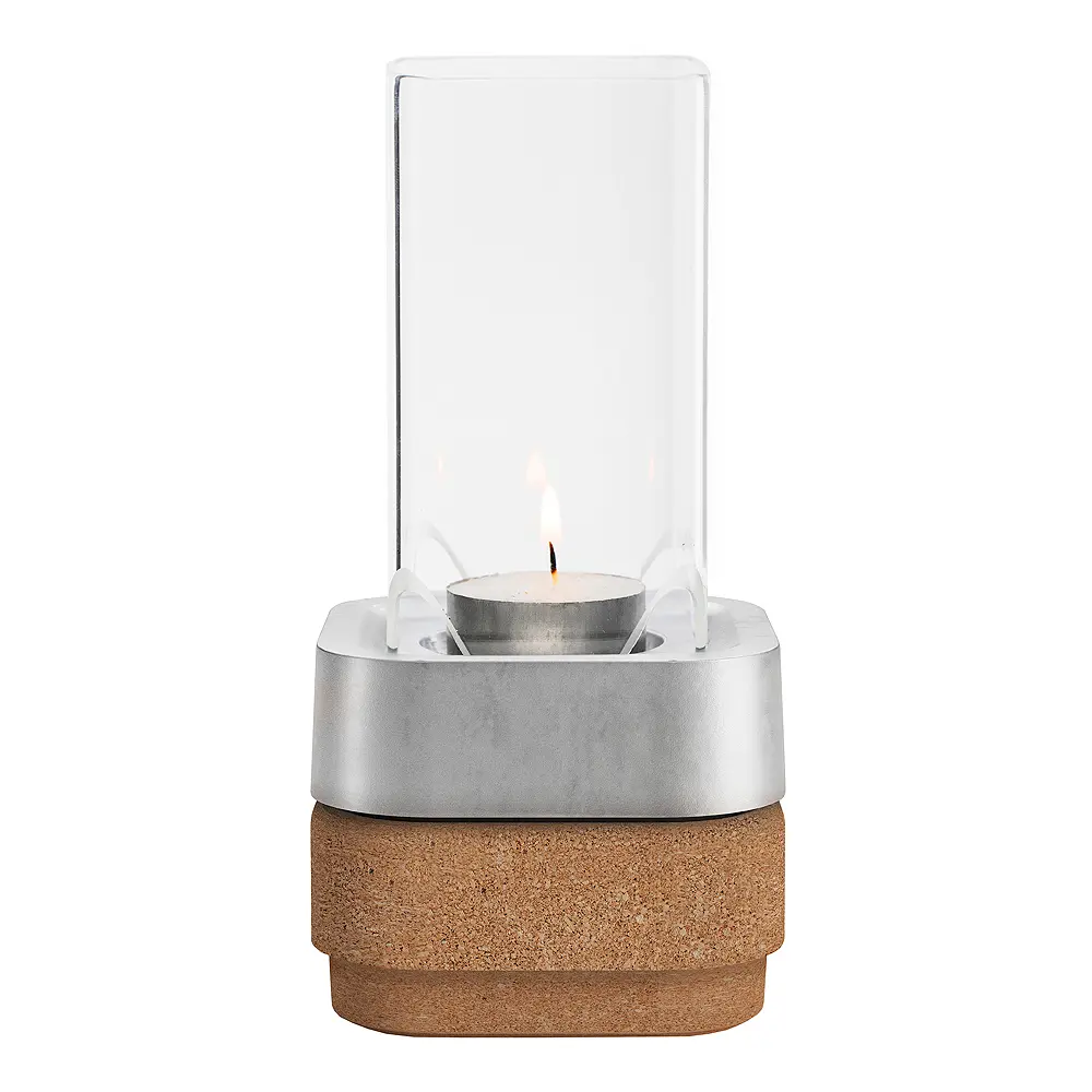 Born in Sweden Stumpastaken ettan med boks & glasshette aluminium/natur