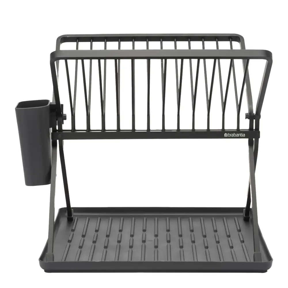 Brabantia SinkSide sammenleggbart oppvaskstativ 31,5x33x37 cm svart