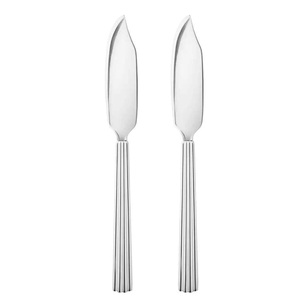 Georg Jensen Bernadotte fiskekniv 2 stk rustfritt stål