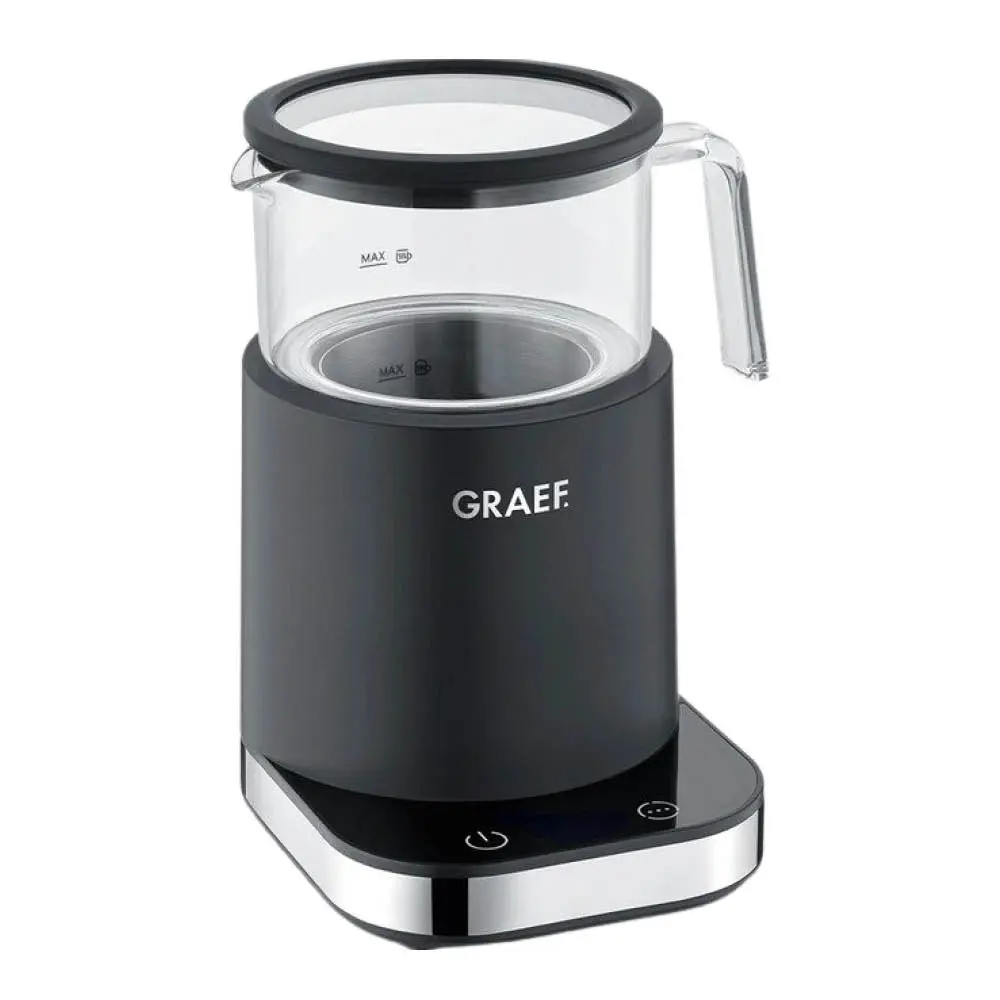 Graef Melkeskummer med uttakbar glassbeholder 400 ml svart