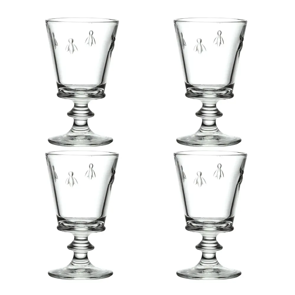 La Rochère Abeille vinglass 24 cl 4 stk klar
