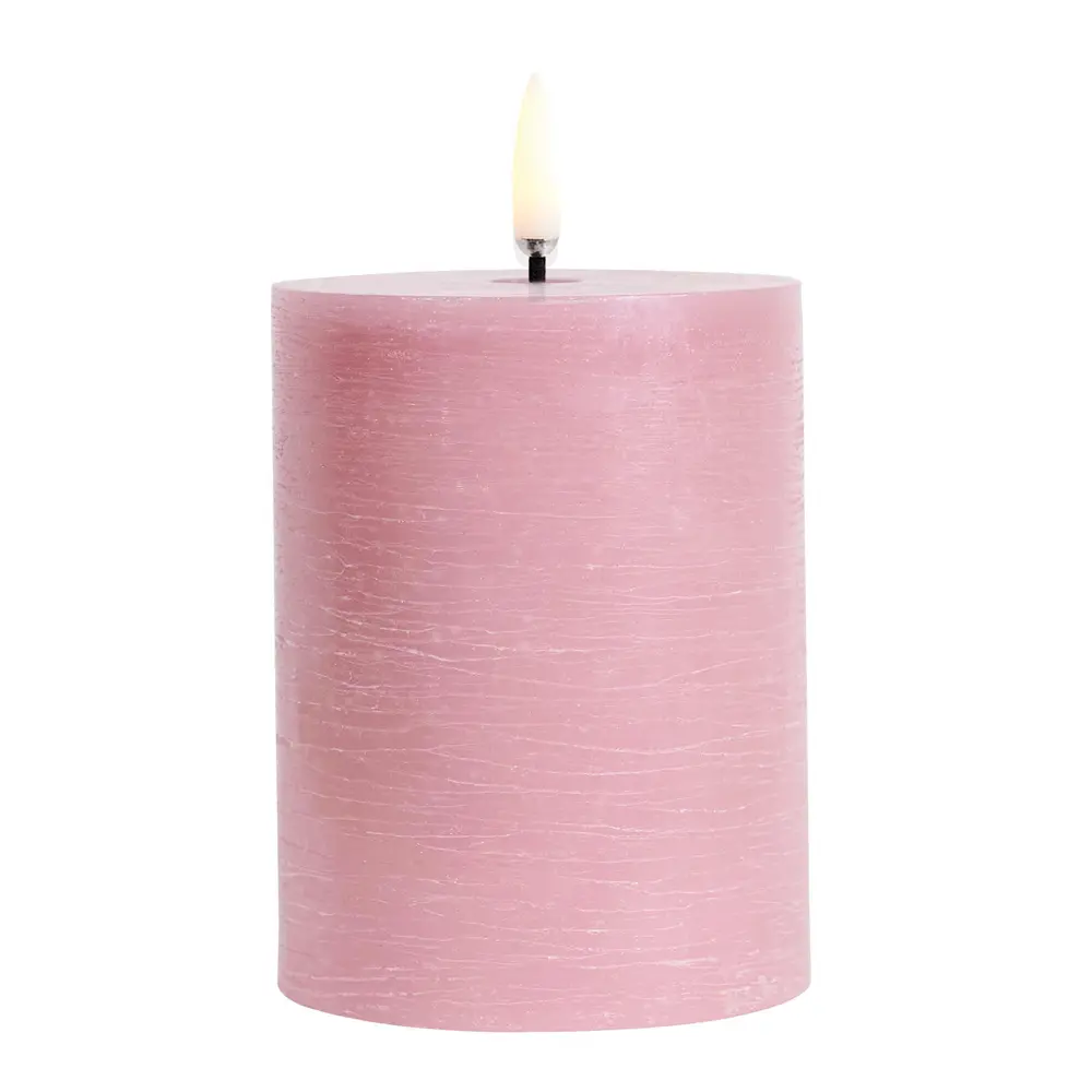 Uyuni Lighting Pillar LED-kubbelys 7,8x10,1 cm rosa