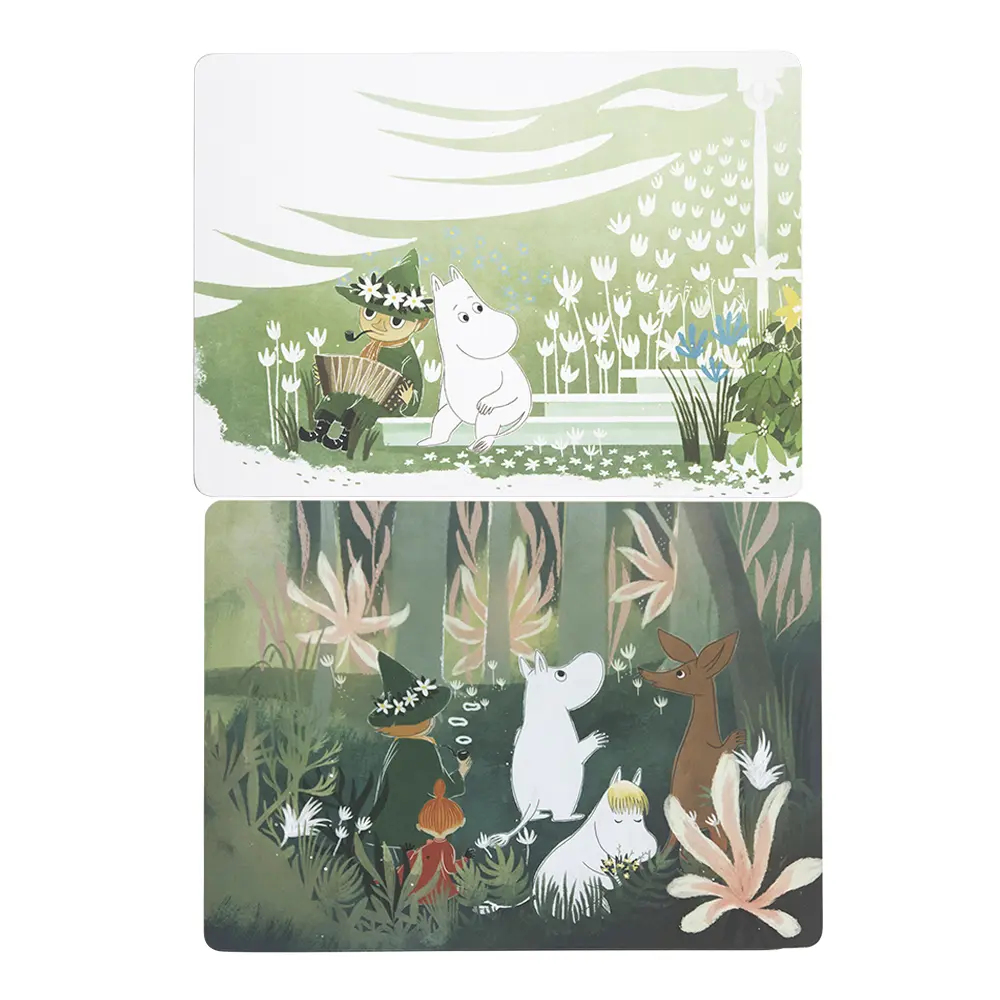 Pluto Mummi bordbrikke 28,5x38,8 cm 2 stk grønn
