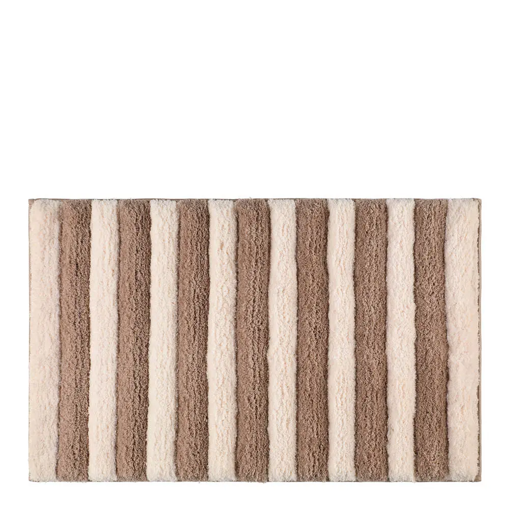 Fanni K Hanko baderomsmatte 50x80 cm sand/hvit