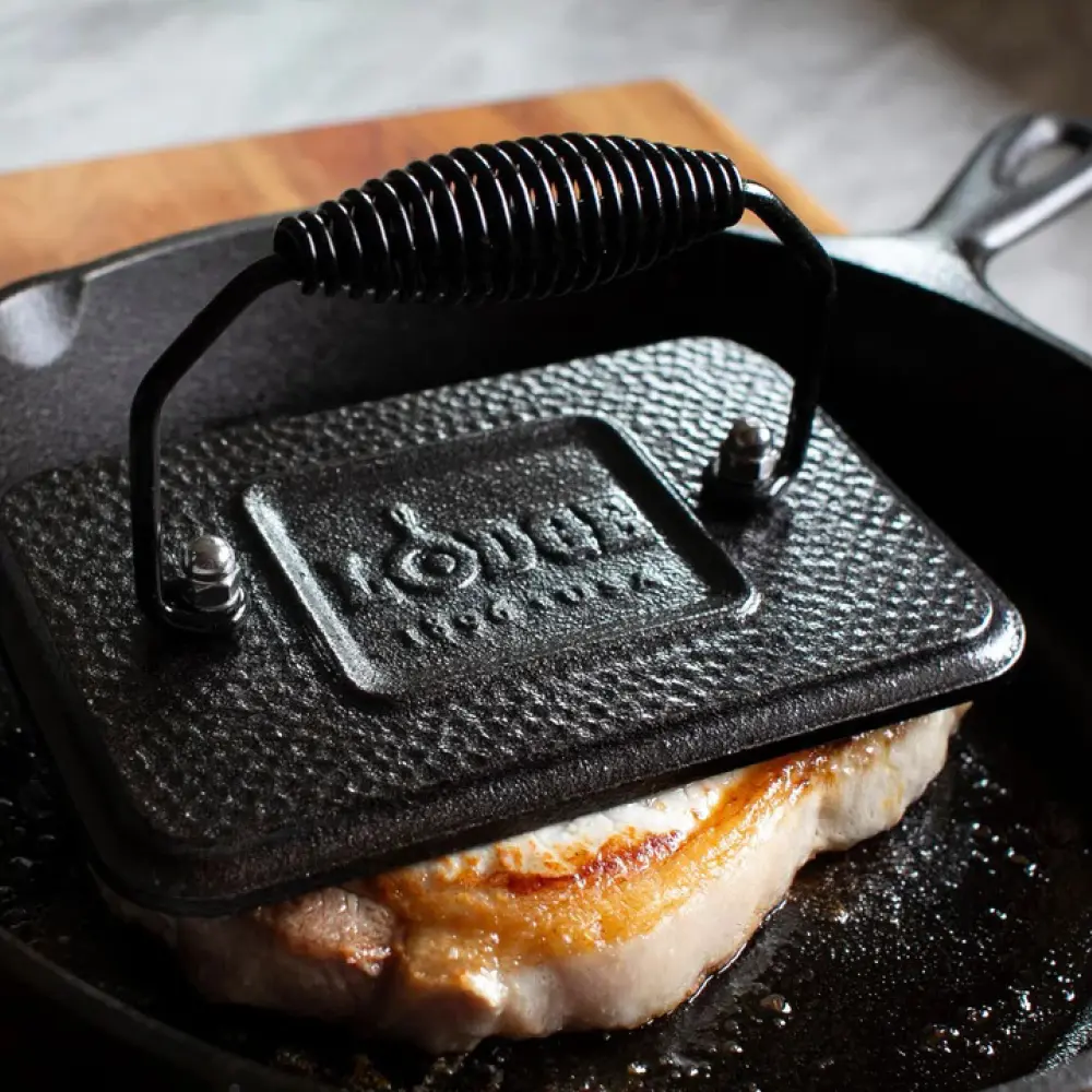 Lodge Classic Collection grillpresse støpejern 1,2 kg