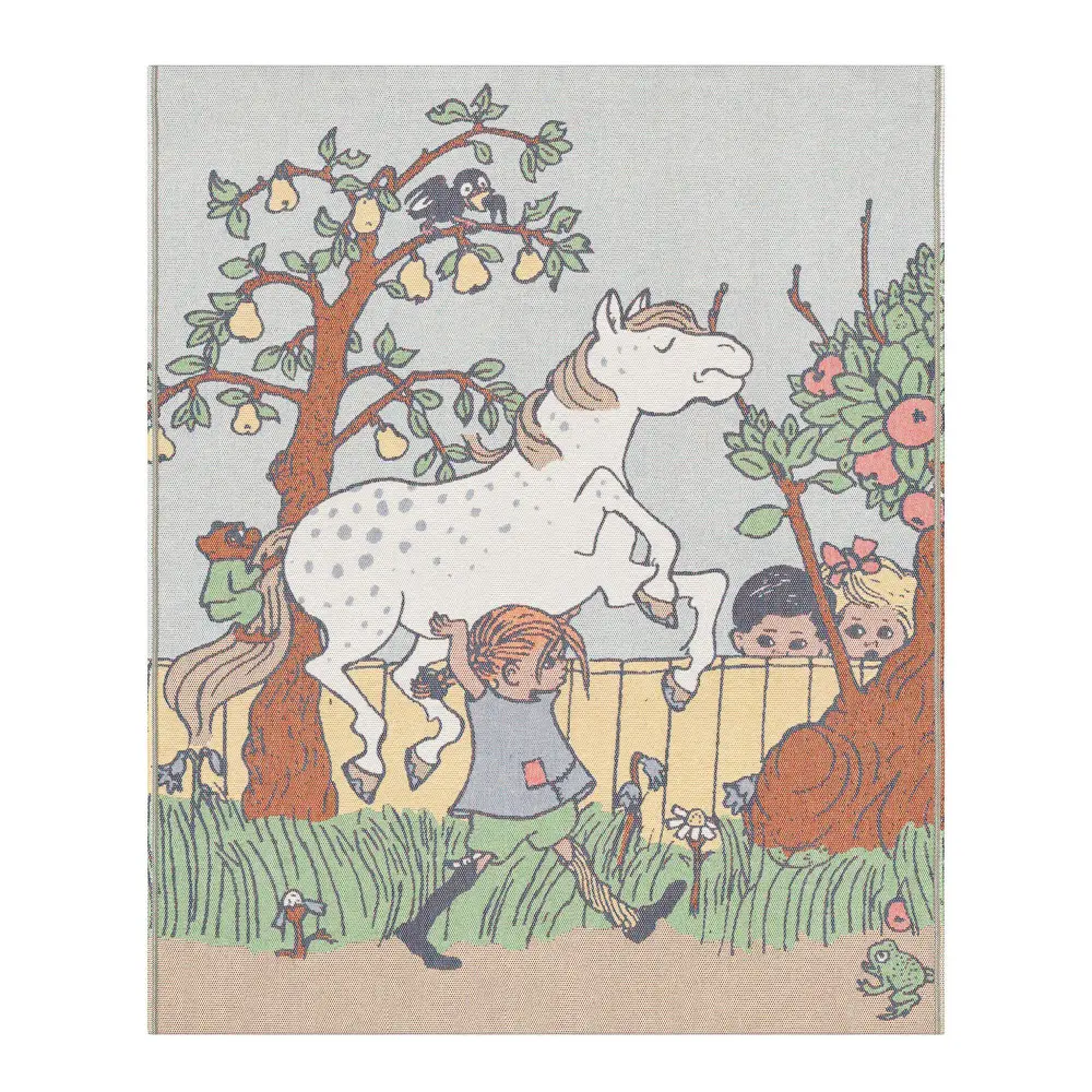 Ekelund Pippi pledd 140x170 cm pæreslang