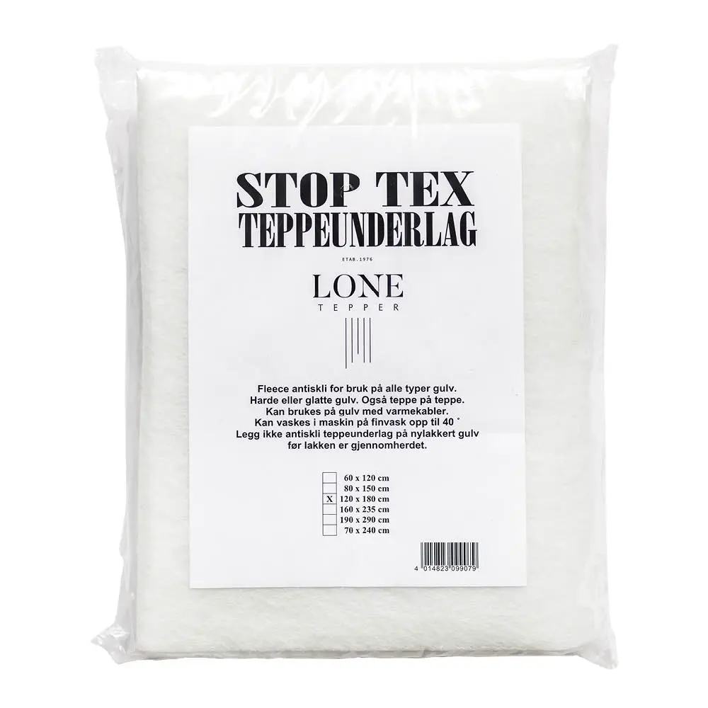 Lone Tepper Stop-Tex filt teppeunderlag 120x180 cm