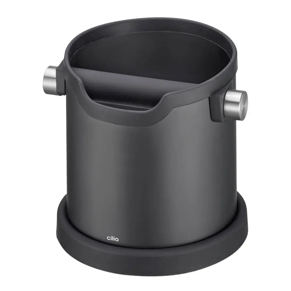 Cilio Barista knock box 16,5 cm svart