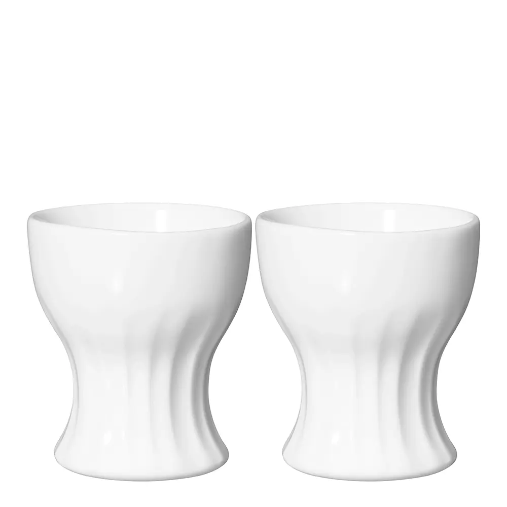 Rörstrand Pli blanc eggeglass 2 stk