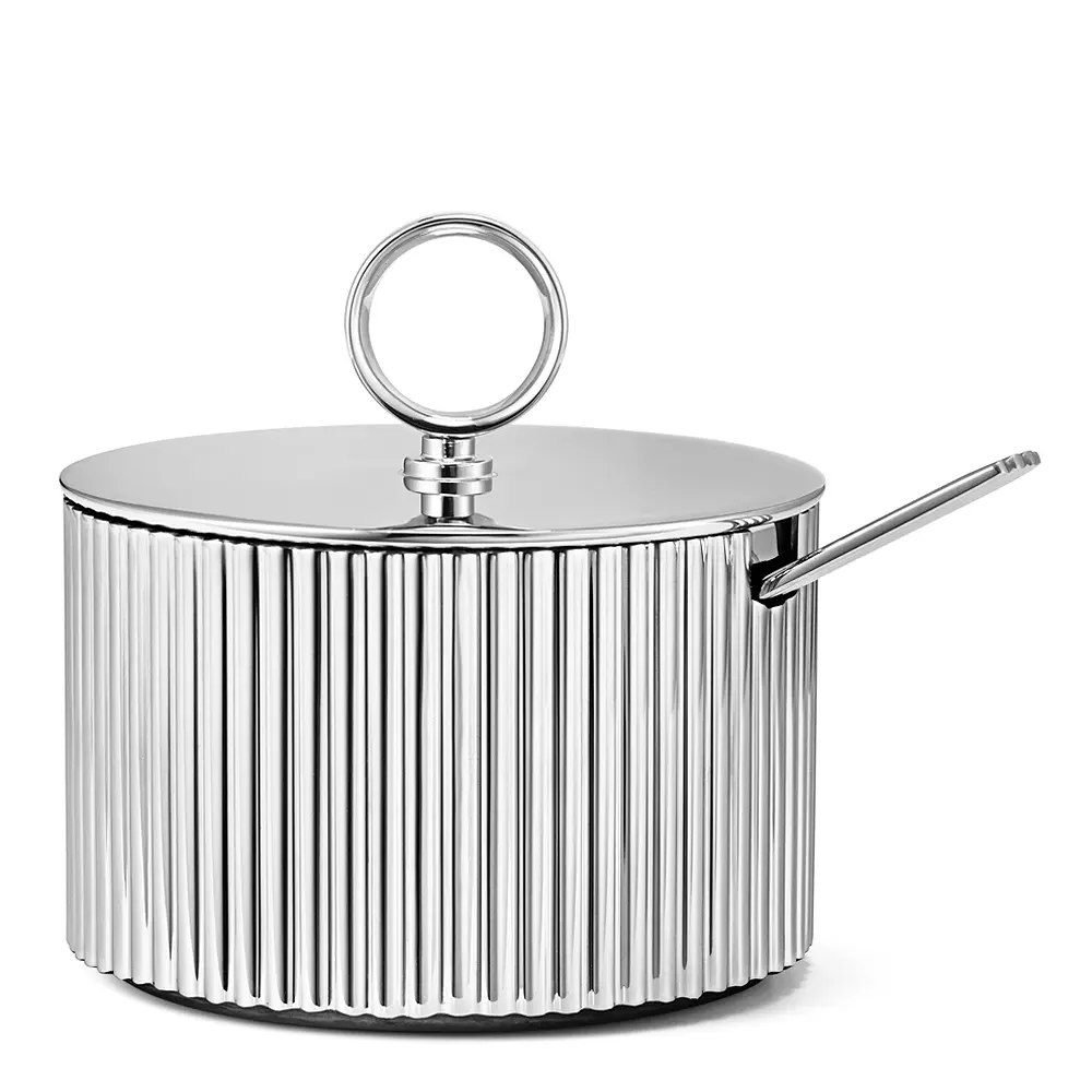 Georg Jensen Bernadotte sukkerskål med skje
