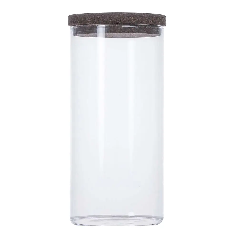 Sagaform Nature oppbevaringsboks 1,5L klar/brun