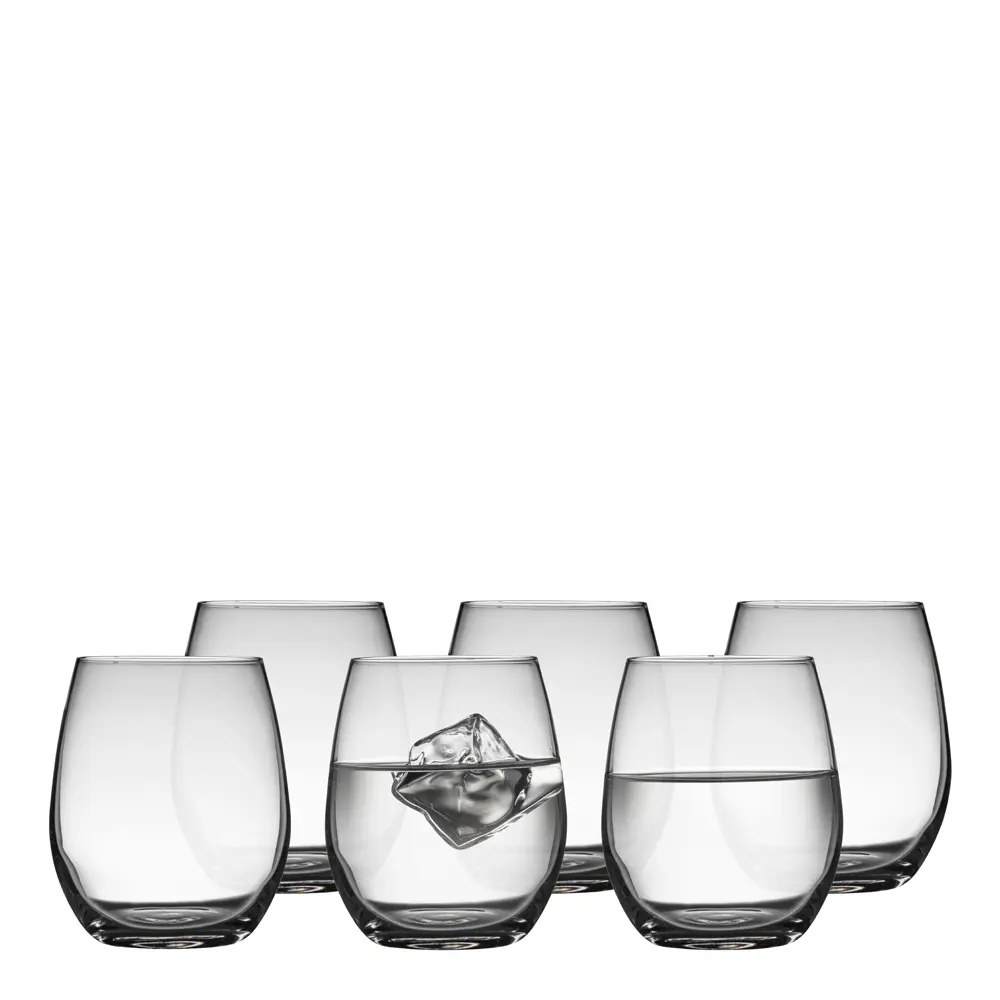 Lyngby Glas Juvel vattenglass 39 cl 6 stk klar