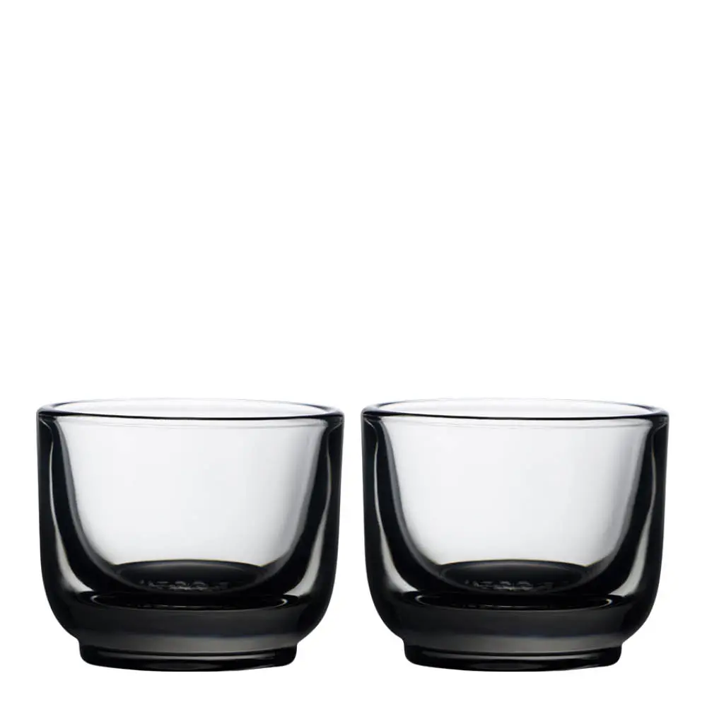 Fellow Pirch espresso glass 9 cl 2 stk Smoke