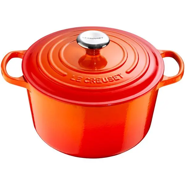 Le Creuset Signature støpejernsgryte rund 26 cm 6,3L volcanic