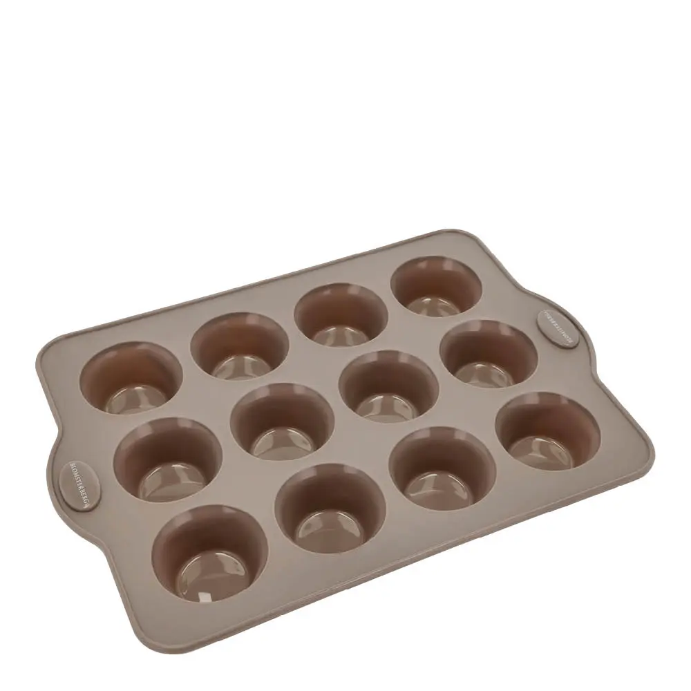 Blomsterberg Muffinsform for 12 muffins silikon latte