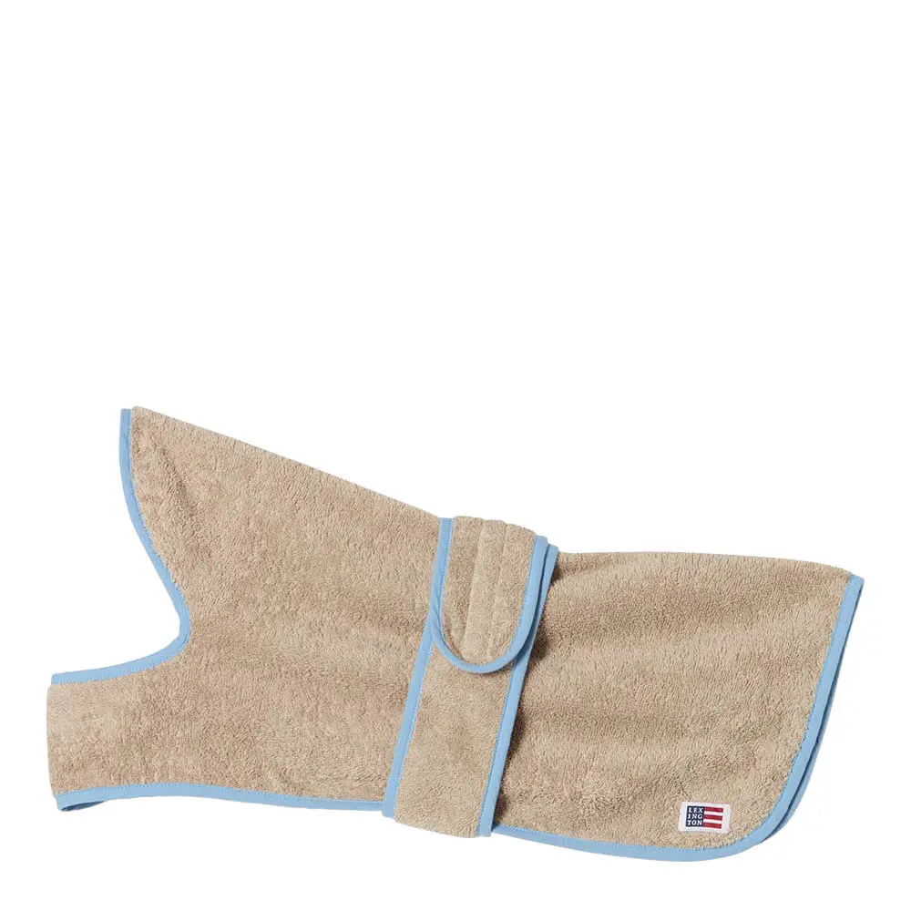 Lexington Badekåpe til hund 15-20 kg frotté beige