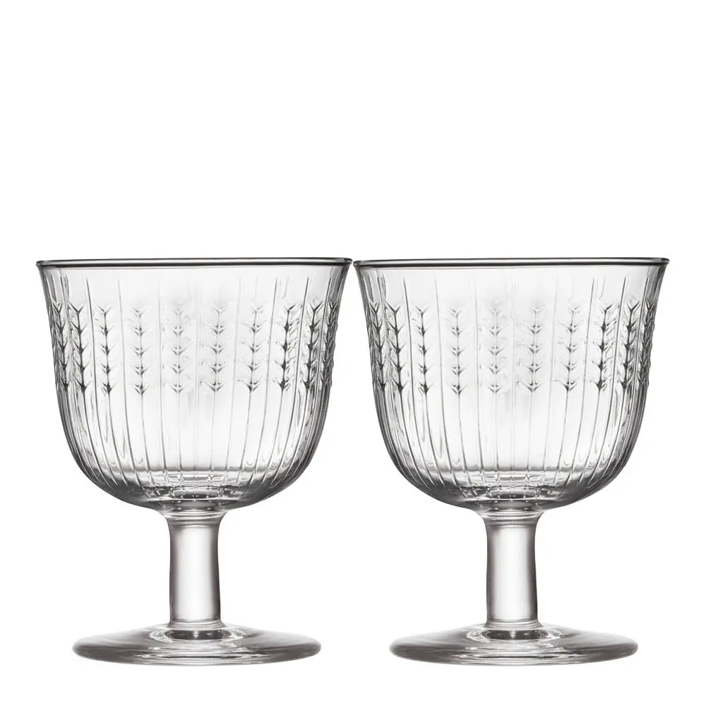 Rörstrand Swedish Grace glass på stett 28 cl 2 stk klar