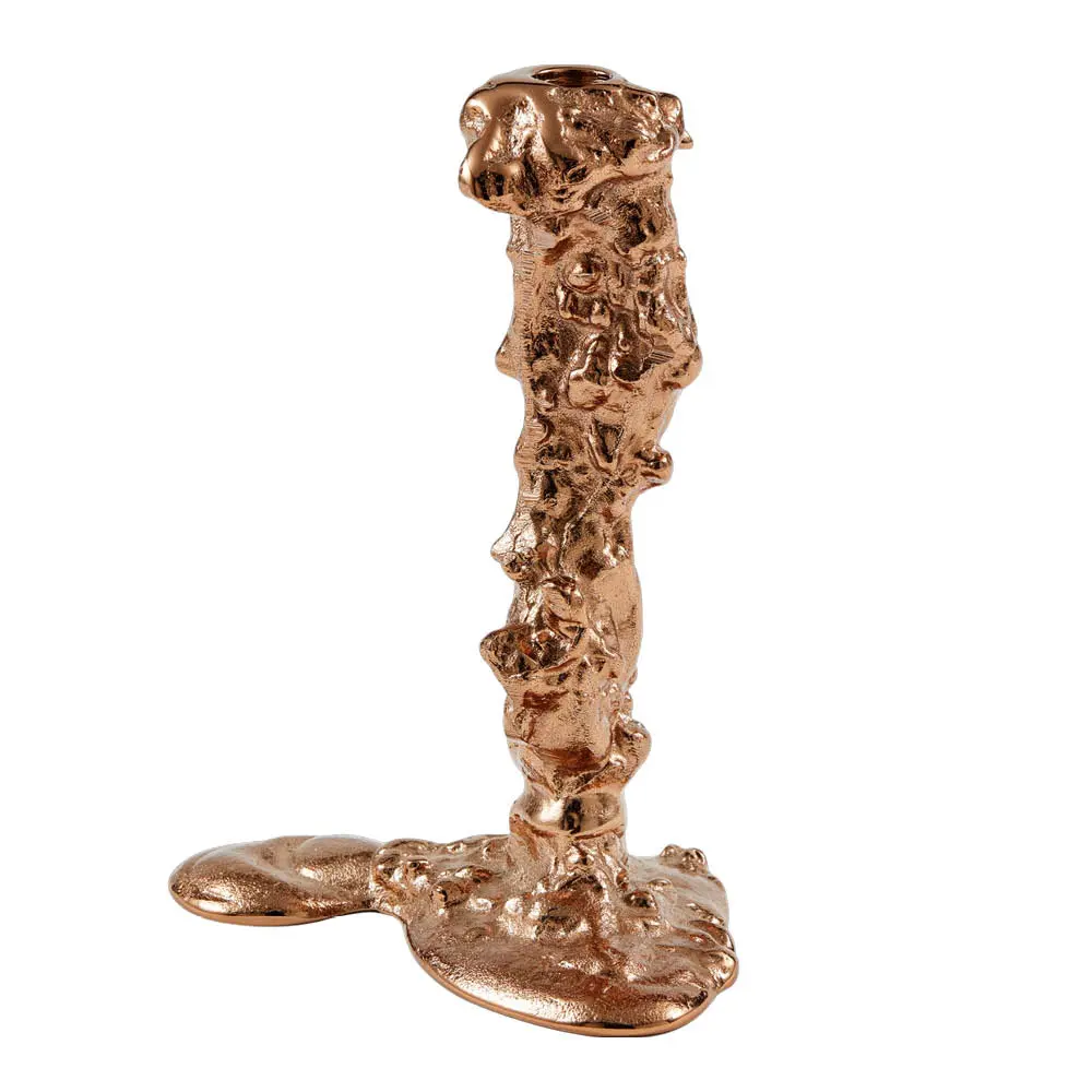 Pols Potten Drip lysestake L 25 cm rosegull