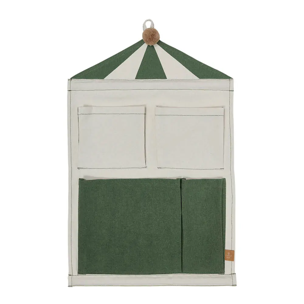 OYOY Circus veggoppbevaring 60x40 cm Clay/Green