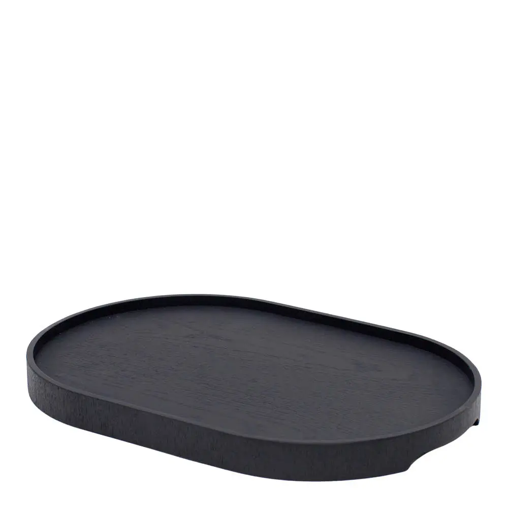Bosign CurveLine serveringsbrett anti-slip 39x26 cm svart