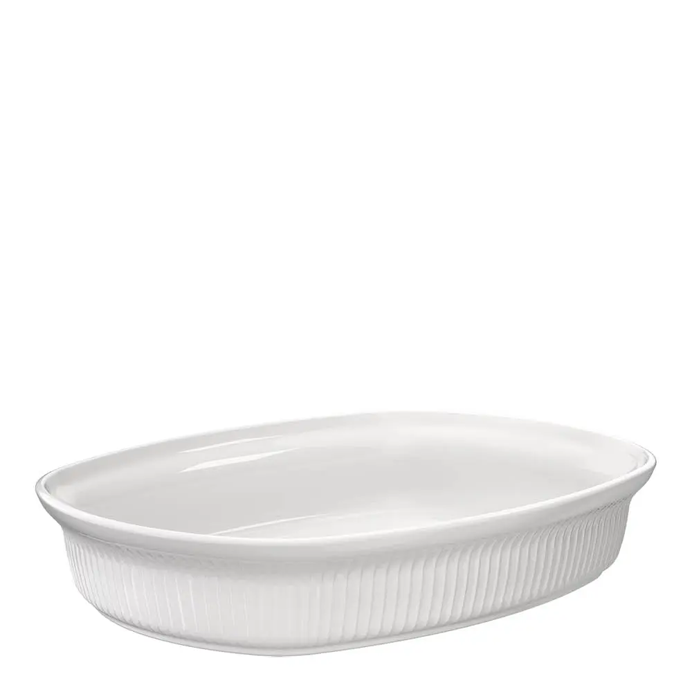 Kähler Hammershøi ovnfast fat 39x29,5 cm hvit