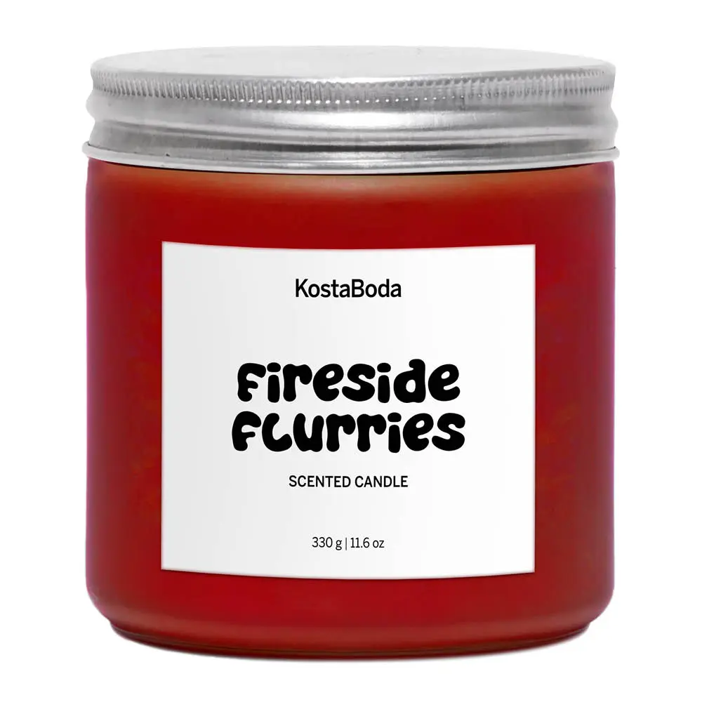 Kosta Boda Mind duftlys 10 cm Fireside Flurries
