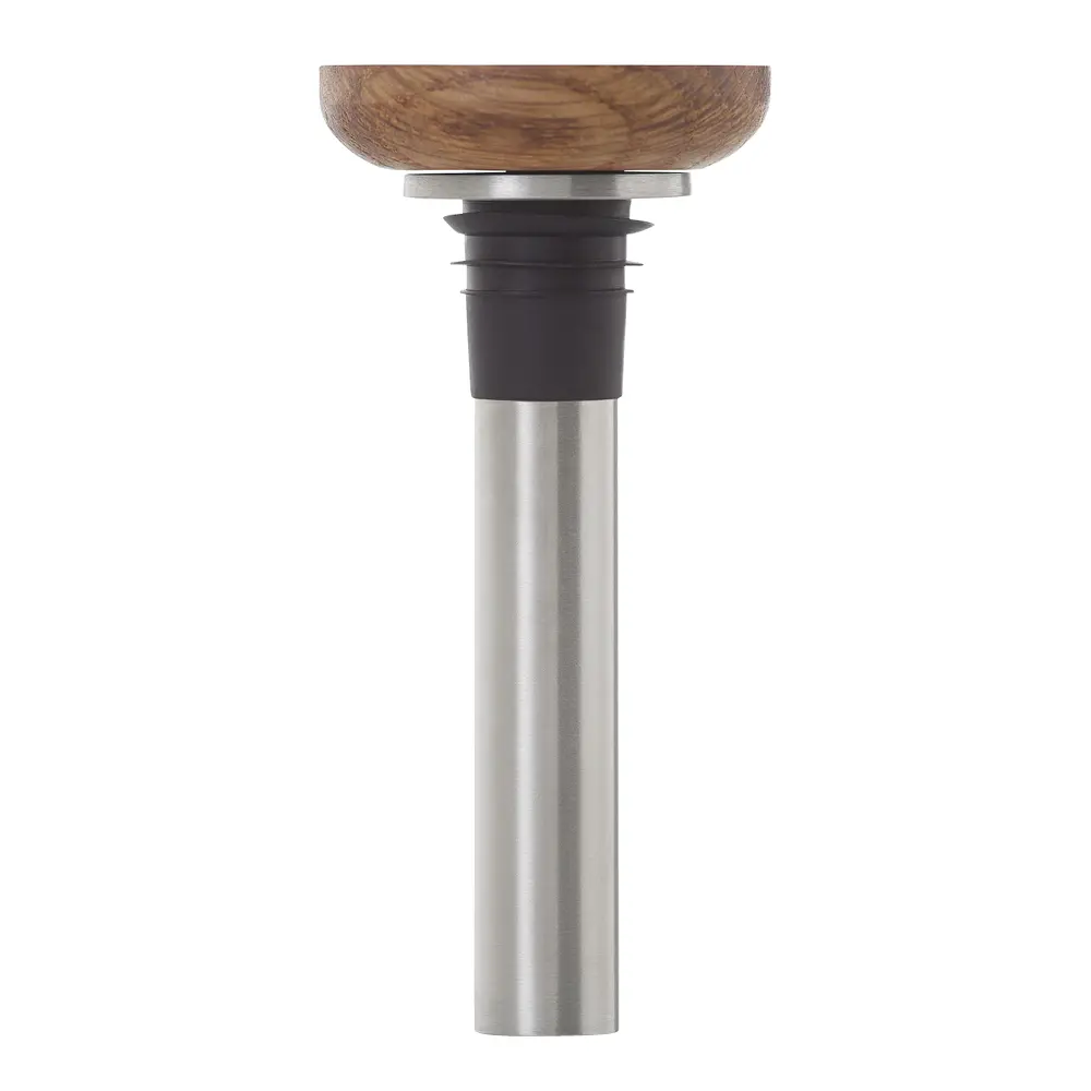 AdHoc CasQ vinstopper m/vakumpumpe 10,5 cm eik/stål